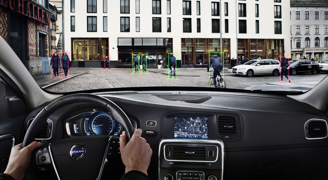 Volvo pokazało w Genewie pierwszy na świecie system chroniący rowerzystów