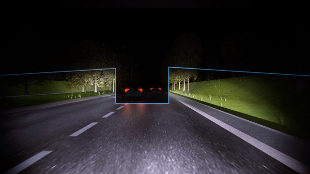 Koniec z oślepianiem kierowców – nowy system Volvo Active High Beam Control