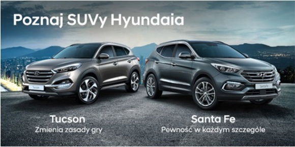 Hyundai promuje dwa modele SUV