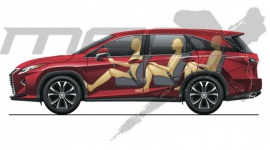 Siedmiomiejscowy Lexus RX już wkrótce BIZNES, Motoryzacja - Jak podaje japoński magazyn Mag-X, premiera wydłużonej wersji bestsellerowego crossovera Lexus RX z kabiną o trzech rzędach siedzeń ma nastąpić już na jesiennym Tokyo Motor Show, a do sprzedaży ruszy w styczniu 2018.
