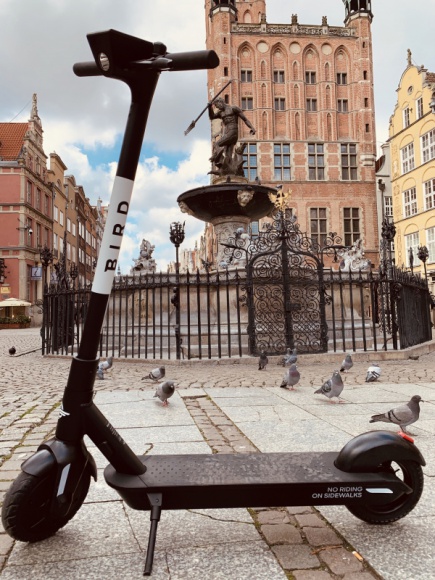 Bird wchodzi do Trójmiasta z wiodącym na rynku modelem e-hulajnogi